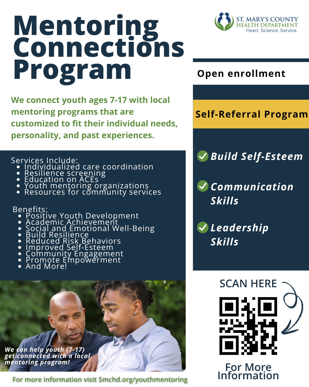 SMCHD Mentoring Connections Flyer